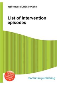 List of Intervention Episodes