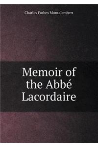 Memoir of the Abbé Lacordaire