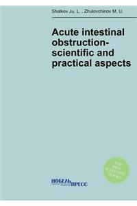 Acute Intestinal Obstruction - And the Scientific Aspects Pravkticheskie