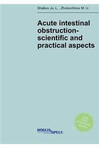 Acute intestinal obstruction - and the scientific aspects pravkticheskie