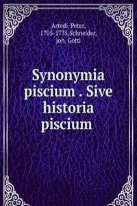 Synonymia piscium Sive historia piscium