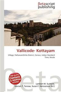 Vallicode- Kottayam