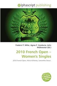 2010 French Open - Women's Singles