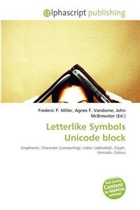 Letterlike Symbols Unicode Block