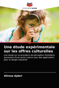 étude expérimentale sur les offres culturelles