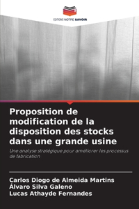 Proposition de modification de la disposition des stocks dans une grande usine