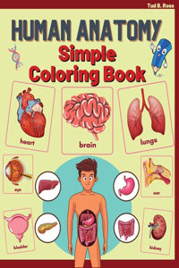 Human Anatomy Simple Coloring Book