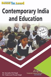 Contemporary India and Education BOOK / B.ed - 1 year English according to Dr. B. R. Ambedkar University