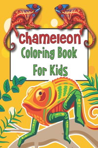 Chameleon Coloring Book For Kids
