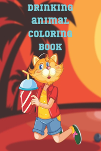Drinking Animal Coloring Book