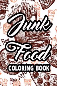 Junk Food Coloring Book