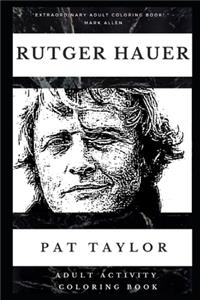 Rutger Hauer Adult Activity Coloring Book