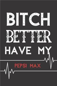 Pepsi Max NOTEBOOK