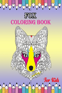 Fox Coloring Book For Kids