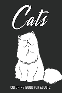Cats Coloring Book For Adults
