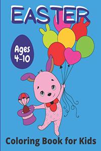 Easter Coloring Book For Kids Ages 4-10