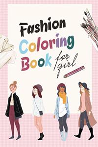 Fashion Coloring Book for girls
