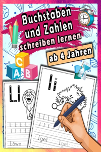 Buchstaben Und Zahlen Schreiben Lernen Ab 4 Jahren