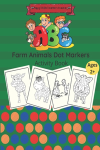 Farm Animals Dot Markers Activity Book