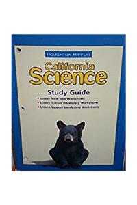 Houghton Mifflin Science California: Study Guide Blm Level 4