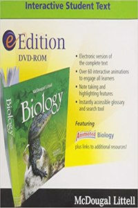 Holt McDougal Biology: Eedition DVD-ROM 2008