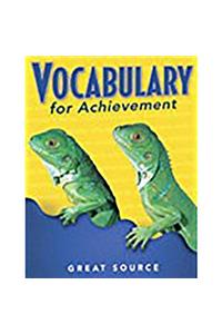 Great Source Vocabulary for Achievement: Teacher's Edition Grade 3 2000