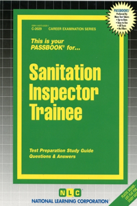 Sanitation Inspector Trainee: Volume 2029