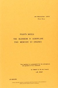 Blenheim IV Pilots Notes