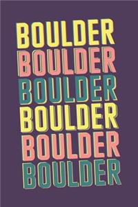 Boulder Notebook