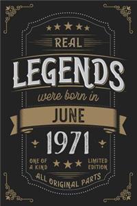 Real Legends were born in June 1971