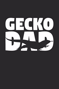 Gecko Notebook 'Gecko Dad' - Gecko Diary - Father's Day Gift for Animal Lover - Mens Writing Journal