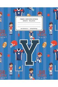 Primary Composition Notebook Grades K-2 Story Journal Y