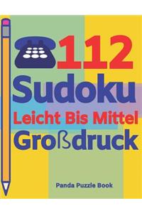 112 Sudoku Leicht Bis Mittel Großdruck