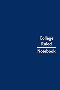 College Ruled Notebook