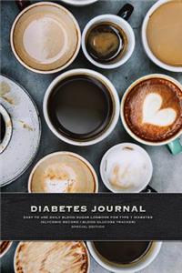 Diabetes Journal - Easy to Use Daily Blood Sugar Logbook for Type 1 Diabetes (Glycemic Record / Blood Glucose Tracker) Special Edition