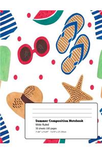 Summer Composition Notebook