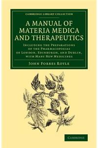 Manual of Materia Medica and Therapeutics