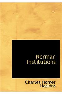 Norman Institutions
