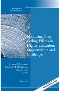 Measuring Glass Ceiling Effects in Higher Education: Opportunities and Challenges