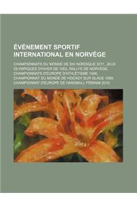 Evenement Sportif International En Norvege