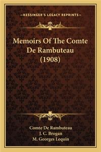 Memoirs Of The Comte De Rambuteau (1908)