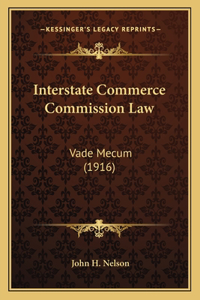 Interstate Commerce Commission Law