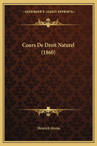 Cours De Droit Naturel (1860)