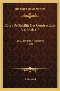Cours De Stabilite Des Constructions V3, Book 1-7