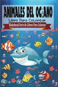 Animales del Oceano Libro Para Colorear