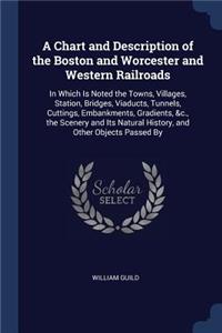 Chart and Description of the Boston and Worcester and Western Railroads
