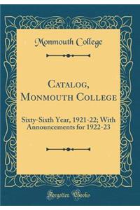 Catalog, Monmouth College
