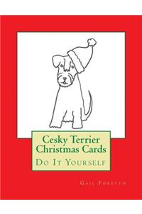 Cesky Terrier Christmas Cards