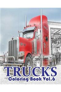 Trucks Coloring Book Vol.6