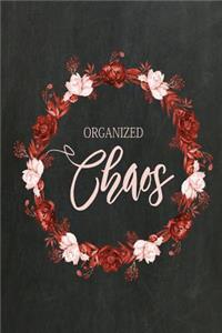 Chalkboard Journal - Organized Chaos (Burnt Orange)